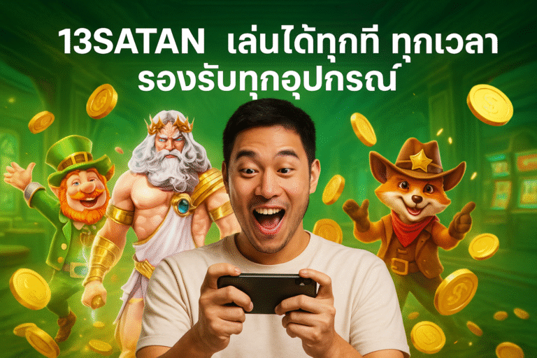 13SATAN เล่นได้ทุกที่ ทุกเวลา รองรับทุกอุปกรณ์