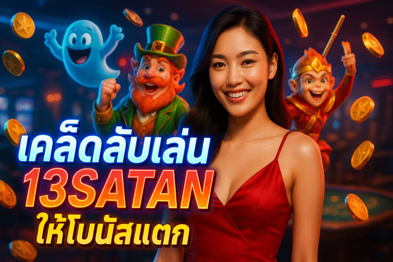 เคล็ดลับเล่นสล็อต 13SATAN ให้โบนัสแตก
