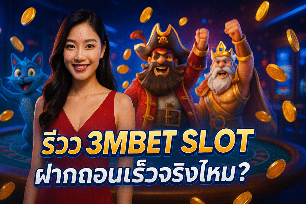 รีวิว 3MBET SLOT ฝากถอนเร็วจริงไหม?